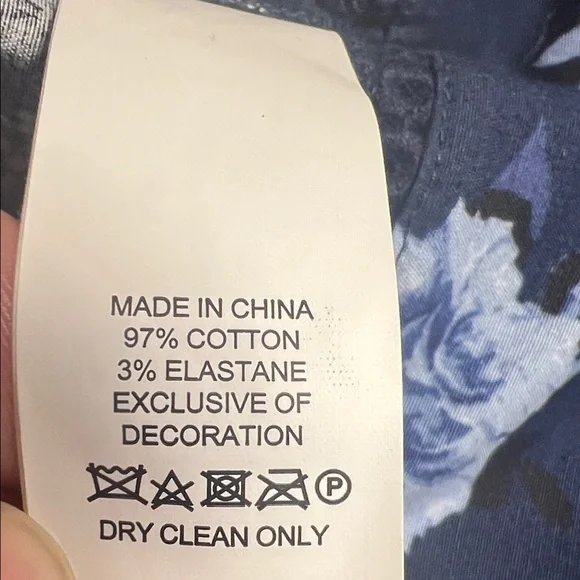 Kate Spade Navy Blue Floral Mini Dress size 4 - Picture 6 of 13